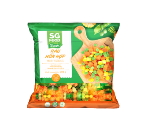 Ảnh của Rau quả hỗn hợp SG Food gói 500g